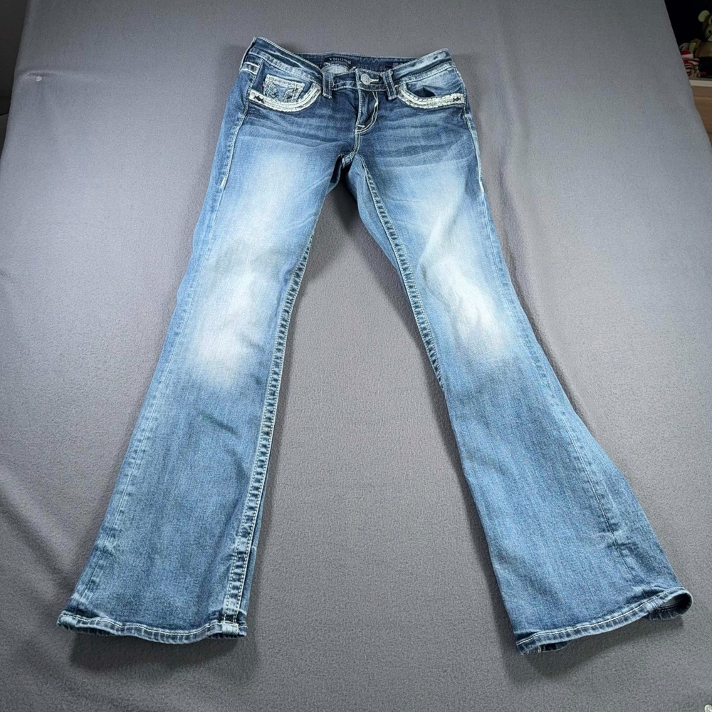 Vigoss Chelsea Bootcut Jeans‎ Women's 1/2 L33 Heritage Fit Embellished 30x31